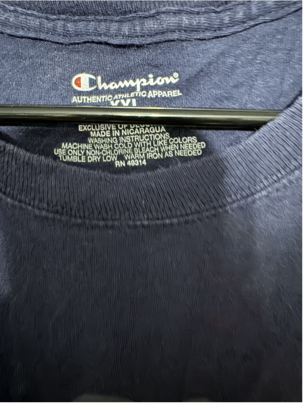 Texas A&M Aggies Tee Shirt Blue Logo Champion Men's Size XXL - Picture 5 of 17